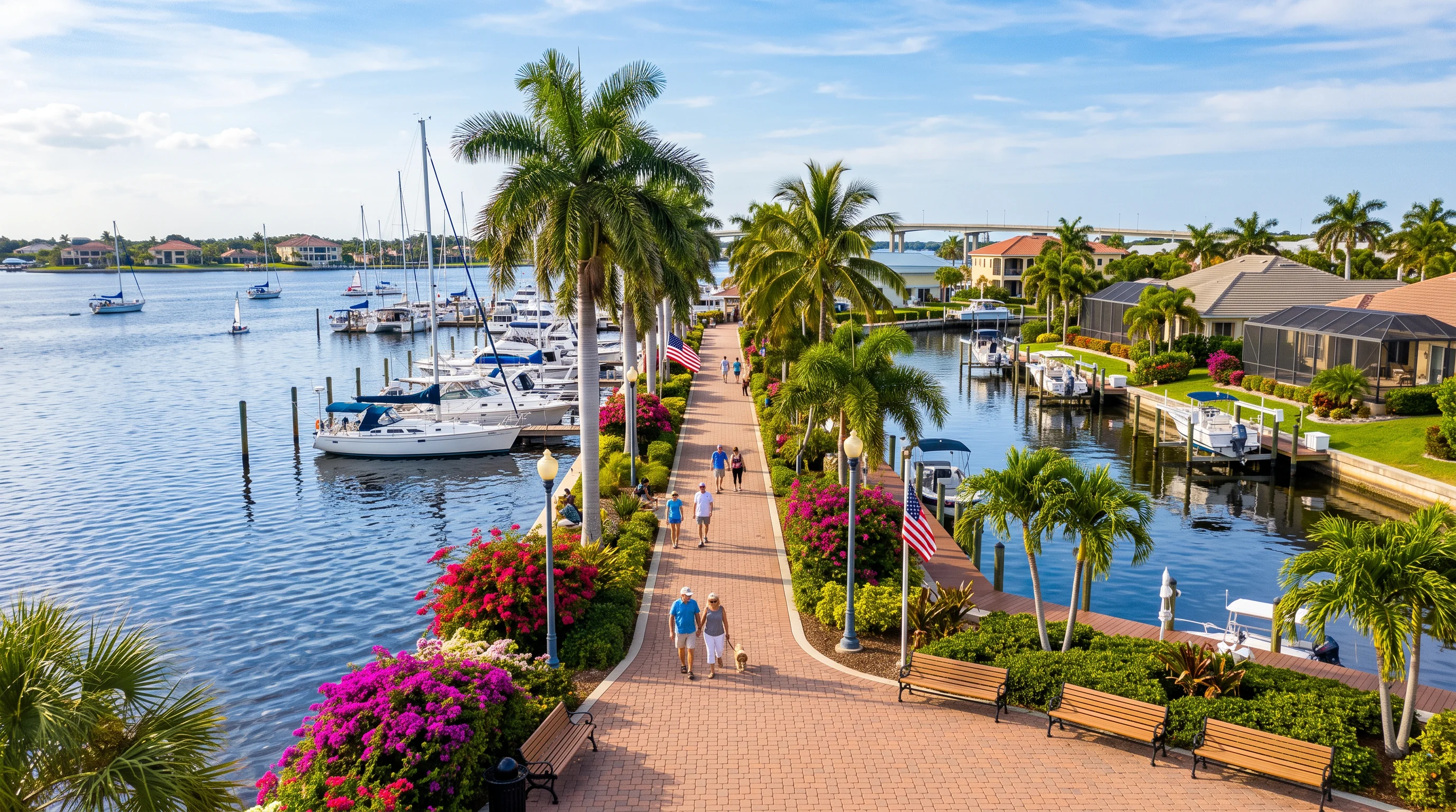 Waterfront view of Punta Gorda and Charlotte County, Southwest Florida