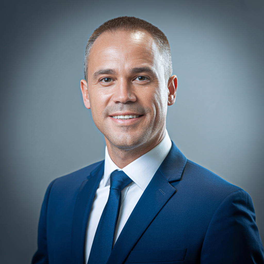 Professional male real estate agent Michael R.